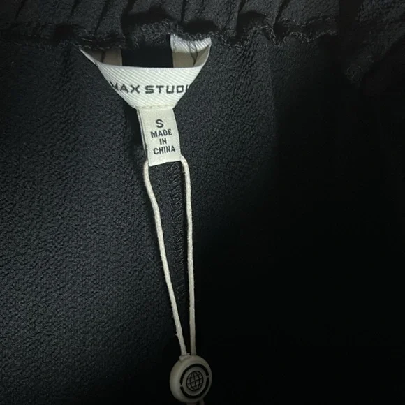 Max Studio Wide Leg Cropped Pants Women's Size S Beach Vibes Lightweight - Picture 6 of 11